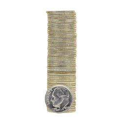 Roll of (50) 1964 Brilliant Uncirculated Roosevelt Dimes