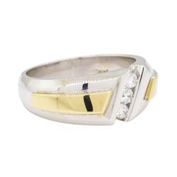 0.26 ctw Diamond Ring - 14KT Yellow and White Gold