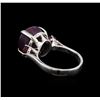 Image 3 : 15.25 ctw Ruby Ring - 14KT White Gold