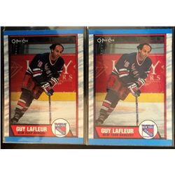 1989-90 O-Pee-Chee X 2 Guy Lafleur Card #189