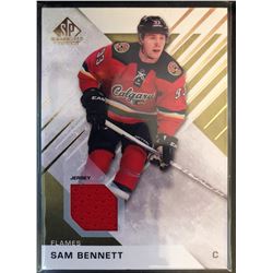 2016-17 SP Game Used Sam Bennett #13 Gold Materials