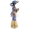 Image 2 : Goosebumps 2: Haunted Halloween - Day of the Dead Lady’s Costume (Blue) - 1244