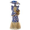 Image 3 : Goosebumps 2: Haunted Halloween - Day of the Dead Lady’s Costume (Blue) - 1244