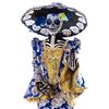 Image 4 : Goosebumps 2: Haunted Halloween - Day of the Dead Lady’s Costume (Blue) - 1244