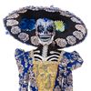 Image 5 : Goosebumps 2: Haunted Halloween - Day of the Dead Lady’s Costume (Blue) - 1244
