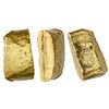 Image 1 : Cut gold "oro corriente" piece with crowned-CA tax stamp for Charles I of Spain, 42.08 grams, ex-150