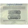 Image 2 : Silver "tumbaga" bar #M-145, 3409 grams, marked with assayer INo/DCBCA, YB13, S, fineness iUoiiii (1