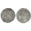 Image 1 : Potosi, Bolivia, cob 8 reales, (16)17M, denomination O-III-V, Grade 2.