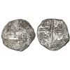 Image 1 : Potosi, Bolivia, cob 8 reales, Philip III, assayer M, Grade 1.