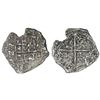 Image 1 : Potosi, Bolivia, cob 8 reales, Philip III, assayer M, Grade 3.