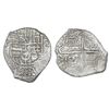 Image 1 : Potosi, Bolivia, cob 4 reales, Philip III, assayer T, Grade 2.