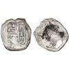 Image 1 : Mexico City, Mexico, cob 8 reales, Philip III, assayer not visible, Grade 2.
