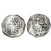 Image 1 : Mexico City, Mexico, cob 8 reales, assayer not visible (D, distinctive cross of the early 1630s).