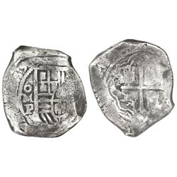 Mexico City, Mexico, cob 8 reales, (16)39P, ex-Rudman.