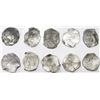Image 2 : Lot of ten Mexico City, Mexico, cob 8 reales, Philip IV, assayers D or P (where visible).