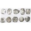 Image 1 : Lot of ten Mexico City, Mexico, cob 8 reales, Philip IV, assayers D or P (where visible).