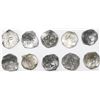 Image 2 : Lot of ten Mexico City, Mexico, cob 4 reales, Philip IV, assayers D or P (where visible).