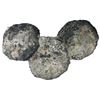 Image 1 : Uncleaned clump of three cob 8R "biscuits" (cocooned in oxidation) in the shape of a Mickey Mouse he