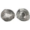 Image 1 : Potosi, Bolivia, cob 8 reales, 165(1)O, with crowned-T (within border of dots) countermark on cross 