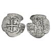 Image 1 : Potosi, Bolivia, cob 2 reales, 1676E.