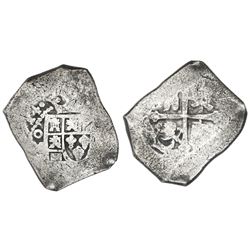 Mexico City, Mexico, cob 8 reales, (1)714(J), new style.