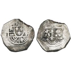 Mexico City, Mexico, cob 4 reales, Philip V, assayer J.