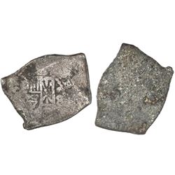 Mexico City, Mexico, cob 8 reales, Philip V, assayer not visible.