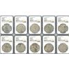 Image 1 : Lot of 20 French (various mints) ecus, Louis XV (small bust), various dates (all visible) in the ran