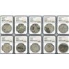 Image 1 : Lot of 10 French (various mints) ecus, Louis XV (small or large bust), various dates (nearly all vis