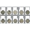 Image 2 : Lot of 10 French (various mints) ecus, Louis XV (large bust), various dates (nearly all visible) in 