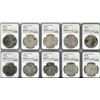 Image 11 : Large lot of 60 French (various mints) ecus, Louis XV (both types), various dates (where visible) in