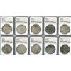 Image 3 : Large lot of 60 French (various mints) ecus, Louis XV (both types), various dates (where visible) in