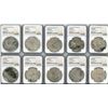 Image 7 : Large lot of 60 French (various mints) ecus, Louis XV (both types), various dates (where visible) in