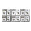 Image 3 : Date-run collection (32 coins) of Mexico City, Mexico, pillar 1R, 1736-1771, all NGC genuine / El Ca