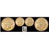 Image 1 : USA (San Francisco mint), gold $20 coronet Liberty "double eagle," 1857-S, broken A, PCGS AU58 / Shi
