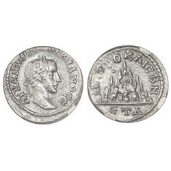 Cappadocia, Caesarea, AR drachm, Gordian III, 238-244 AD, year 4 (240/1 AD), NGC Ch AU.