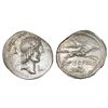 Image 1 : Roman Republic, AR denarius, L.Calpurnius Piso Frugi, ca. 90 BC, NGC Ch AU, strike 5/5, surface 4/5.