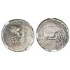 Image 1 : Roman Empire, AR denarius, L. Cornelius Sulla (died 79 BC), 82 BC, NGC XF, strike 4/5, surface 4/5.