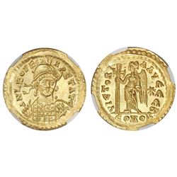 Eastern Roman Empire, AV solidus, Leo I, 457-474 AD, NGC MS, strike 4/5, surface 5/5.