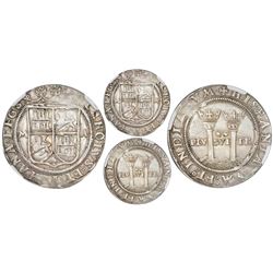 Mexico City, Mexico, 2 reales, Charles-Joanna, "Late Series," assayer A to right, mintmark M to left