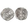 Image 1 : Mexico City, Mexico, cob 8 reales, Philip II, assayer F, with pomegranate-like ornament for o in min