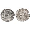Image 1 : Mexico City, Mexico, cob 8 reales, Philip II, assayer F, with pomegranate-like ornament for o in min