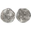 Image 1 : Mexico City, Mexico, cob 8 reales, Philip II, assayer F, with pomegranate-like ornament for o in min