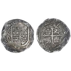 Mexico City, Mexico, cob 8 reales, 1609A, NGC VF 35.