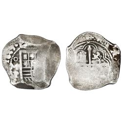 Mexico City, Mexico, cob 8 reales, 1637/6P, very rare, ex-Concepcion (1641), ex-Rudman.