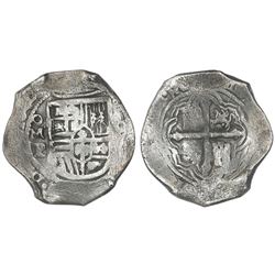 Mexico City, Mexico, cob 8 reales, 1640P, ex-Concepcion (1641), ex-Rudman.