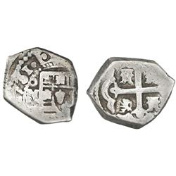 Mexico City, Mexico, cob 2 reales, 1731F.