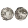 Image 1 : Potosi, Bolivia, cob 8 reales, Philip II, assayer B (4th period).