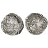 Image 1 : Potosi, Bolivia, cob 8 reales, Philip III, assayer R (curved leg).