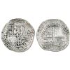 Image 1 : Potosi, Bolivia, cob 8 reales, (16)18T, "A" (ANO?) after date, unique.